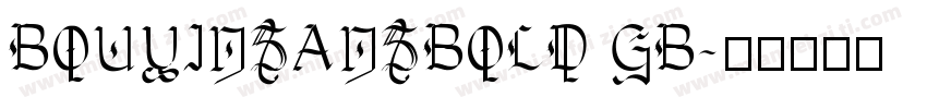 BOUYINSANSBOLD GB字体转换